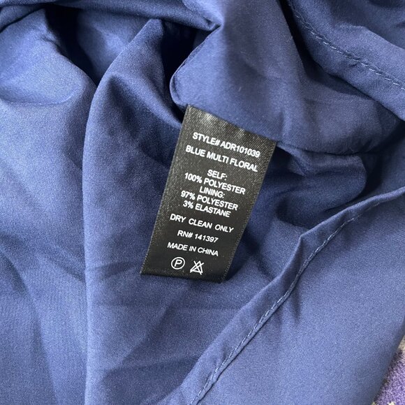 ASTR The Label Size Small Blue Asymmetrical High Low Midi Short Sleeve Dress NWT - Picture 12 of 12